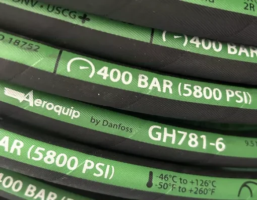 Danfoss丹弗斯Aeroquip液压两层钢丝编织高压软管GH781伊顿EATON